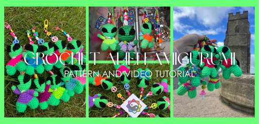 FREE alien pattern & tutorial