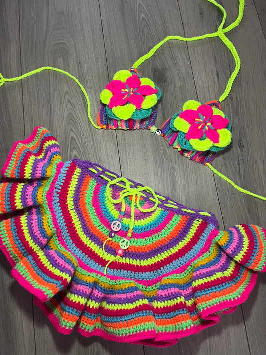 Billie bikini top & skirt co-ord