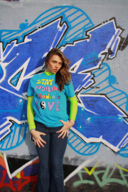Blue Positivi-Tee