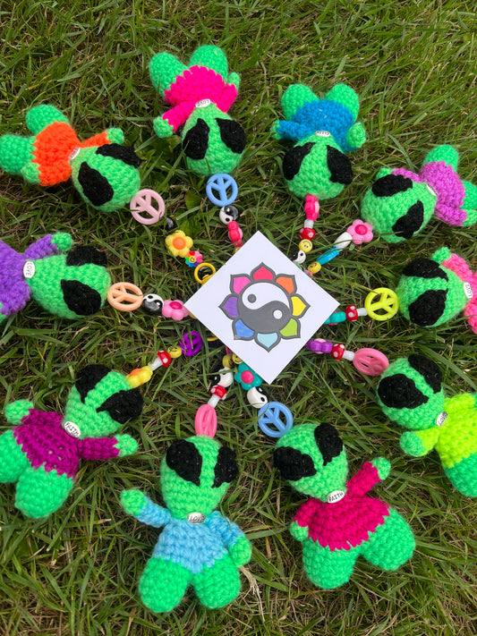Alien Bag Charm / Key Ring