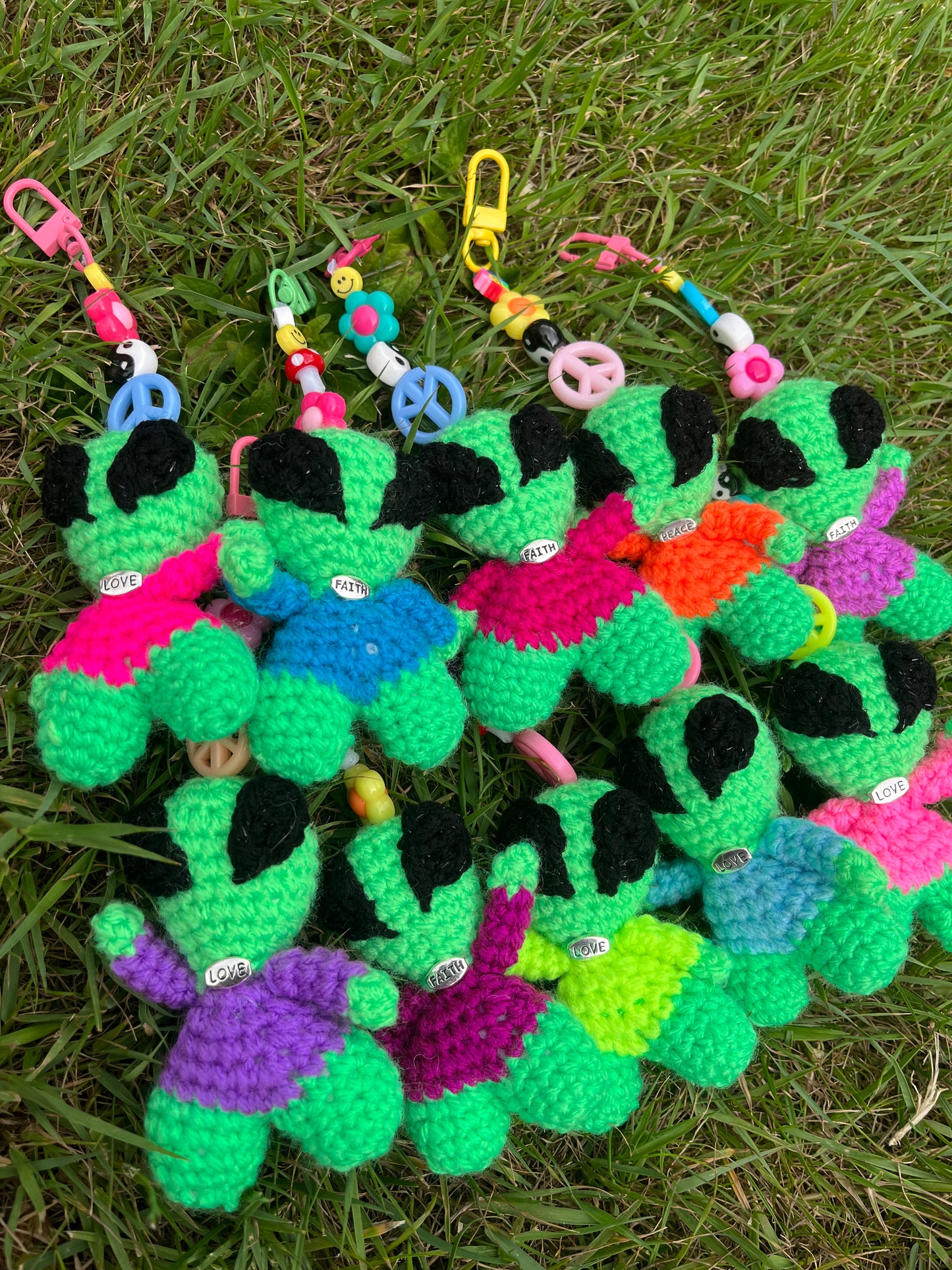 Alien Bag Charm / Key Ring